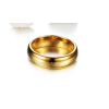 Obrączka wolframowa Władca Pierścieni złota 6 mm