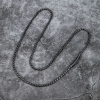 Oksydowany Naszyjnik o Nowoczesnym Splocie (4,5 mm)