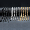 Złoty łańcuszek Pancerka ze stali szlachetnej (5 mm)