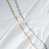Srebrny Naszyjnik z Kolekcji Chain Figaro + Ankier