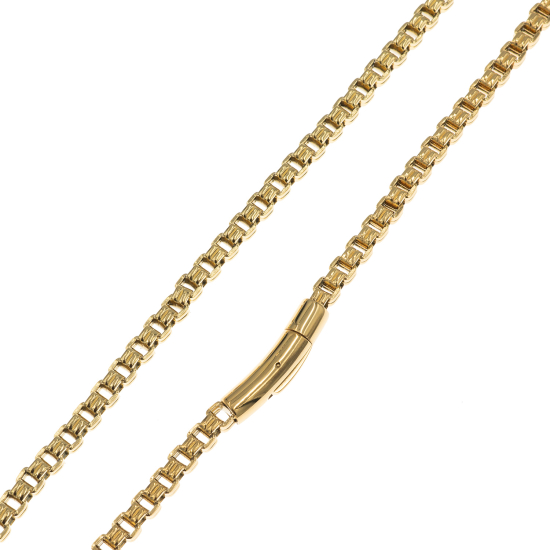 18k Złoty Naszyjnik splot Belcher Zapięcie (6 mm)